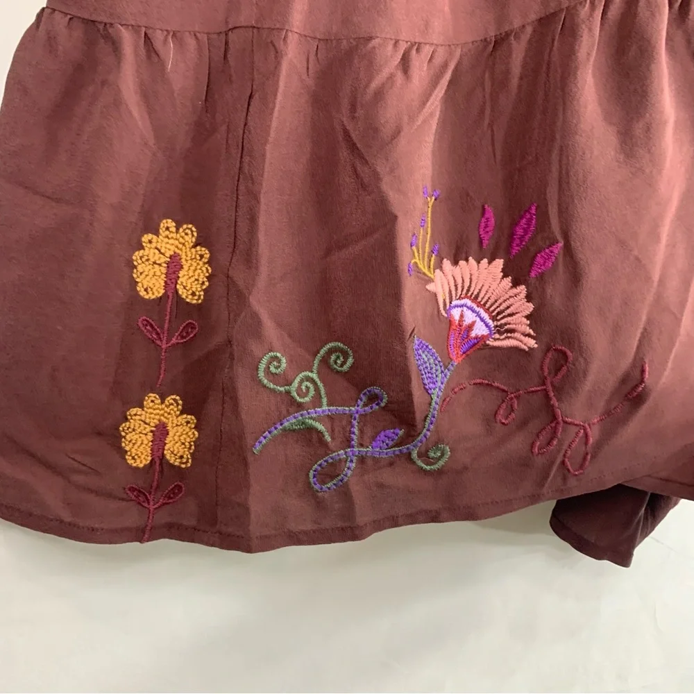 NWT Johnny Was Toni Dolman Tiered Midi Silk Dress, size XXL - Picture 10 of 15